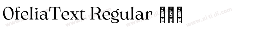 0feliaText Regular字体转换